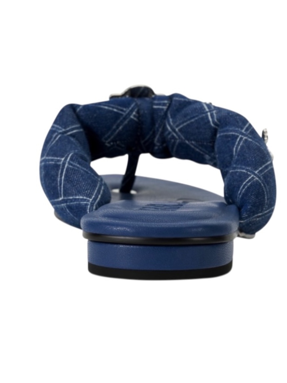Karl Lagerfeld Paris Women's Ceejay Rue Embellished Sandals Blue Size 5.5 - NWB - Picture 3 of 4